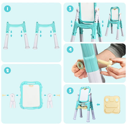 Double-Sided Magnetic Art Easel for Kids - Creative Painting Fun!