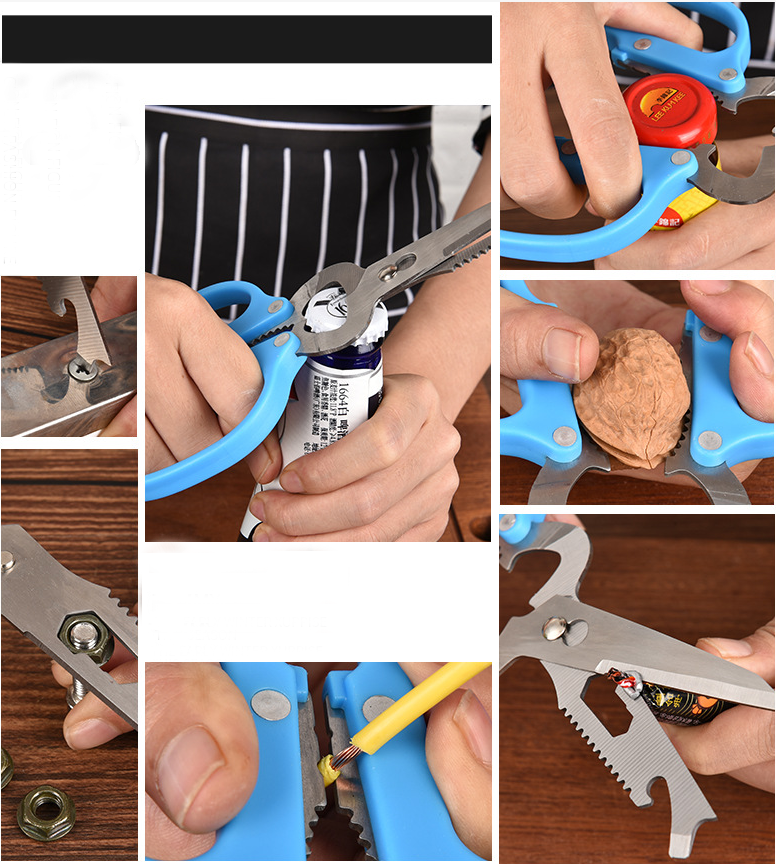 10 in 1 Multi-Functional Scissors