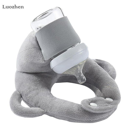 Ultimate Hands-Free Baby Feeding Pillow - Adjustable Nursing Cushion with Convenient Bottle Holder for Effortless Infant Feeding