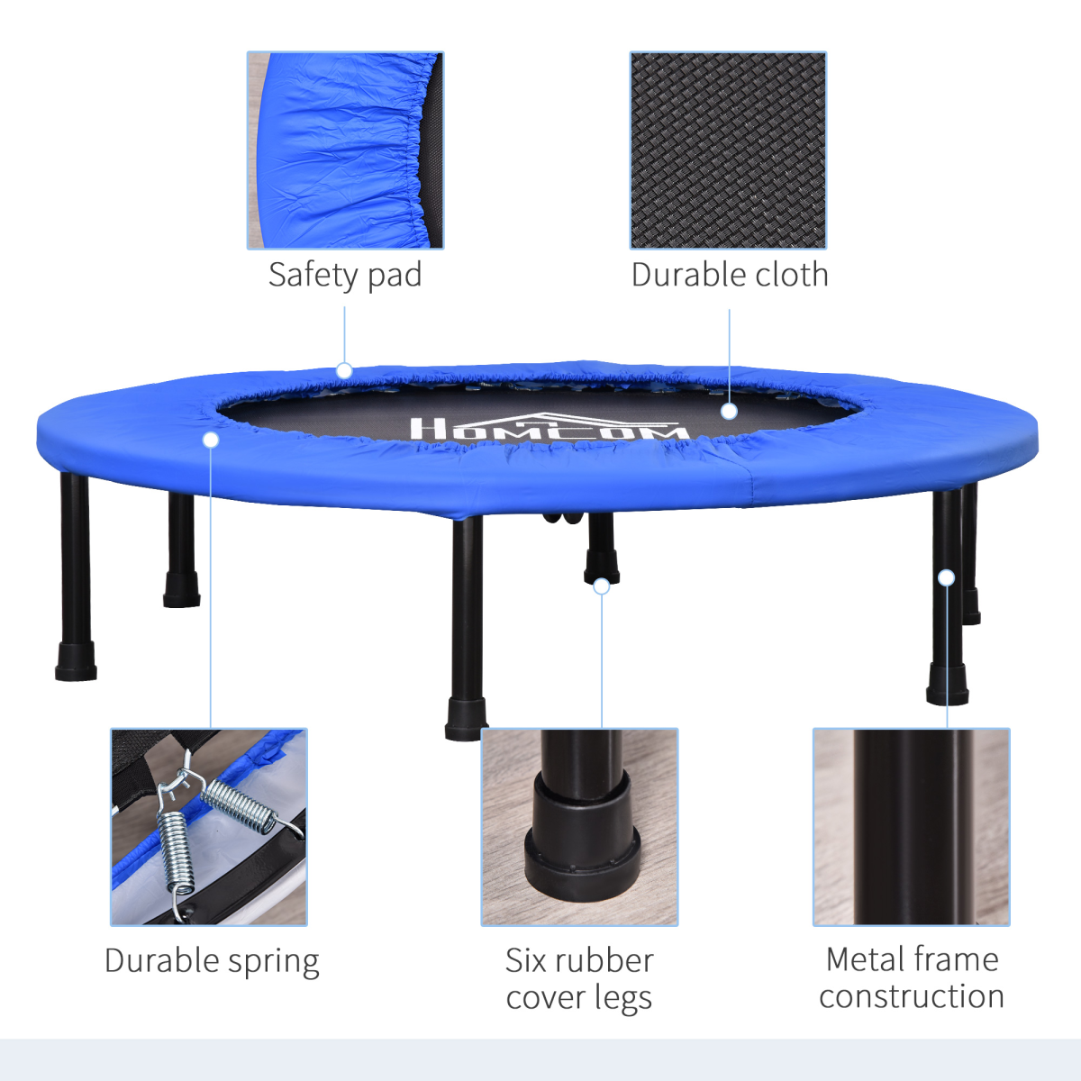 36" Trampoline Indoor Outdoor Rebounder Mini Jumper Sports Game Home HOMCOM