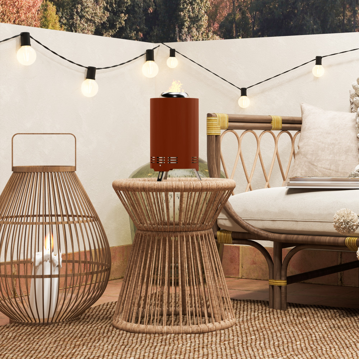 Electric fireplace heater