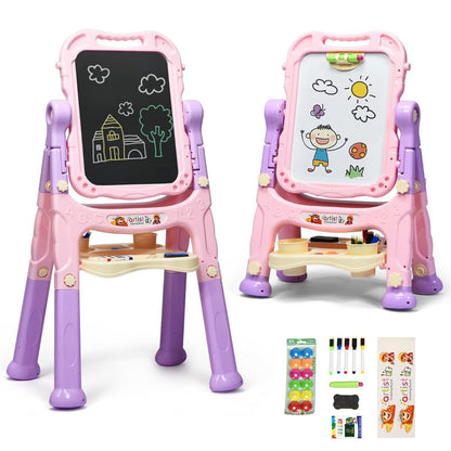 Double-Sided Magnetic Art Easel for Kids - Creative Painting Fun!