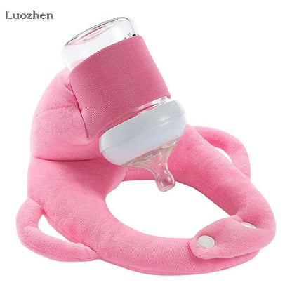 Ultimate Hands-Free Baby Feeding Pillow - Adjustable Nursing Cushion with Convenient Bottle Holder for Effortless Infant Feeding