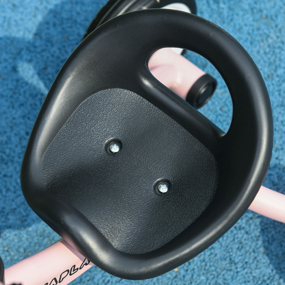 Kids Trike, Tricycle with Adjustable Seat, Basket, Bell for Ages 2-5 Years Pink