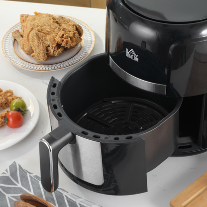 Air Fryer 1300W 4L with Rapid Air Circulation Timer and Nonstick Basket