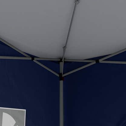 3mx3m Pop Up Gazebo Party Tent Canopy Marquee with Storage Bag Blue