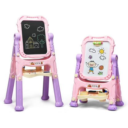 Double-Sided Magnetic Art Easel for Kids - Creative Painting Fun!