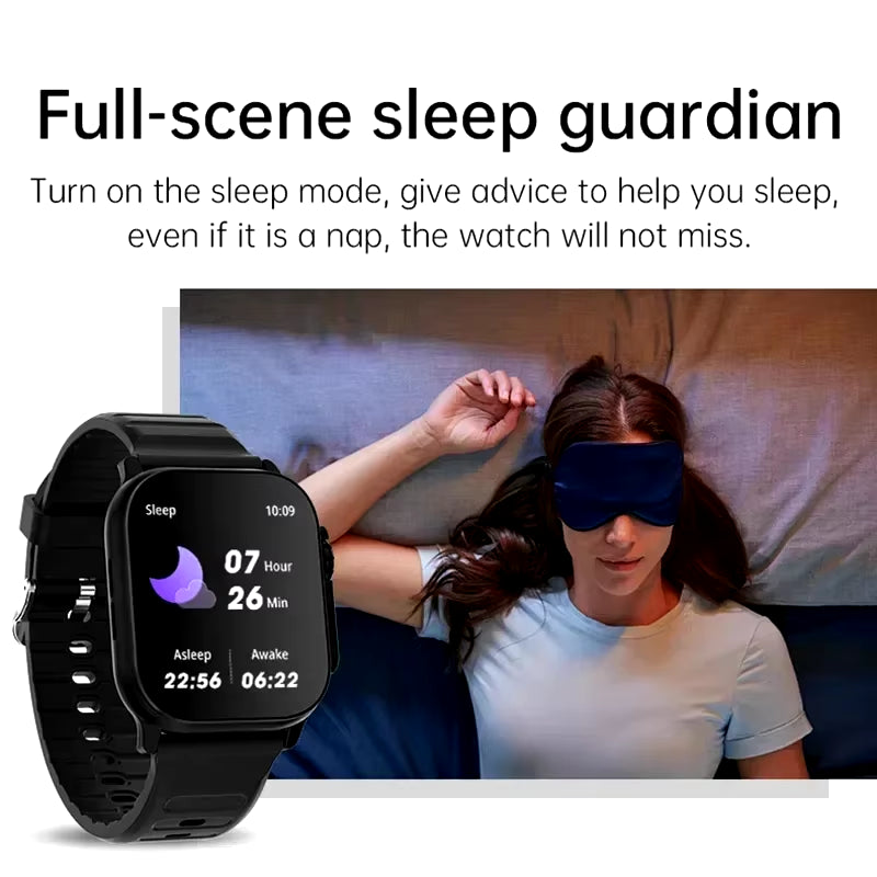 T900 Ultra Smartwatch - Bluetooth Talk, Heart Rate Monitor & Message Alerts for Android/iOS - Perfect for Men & Women!