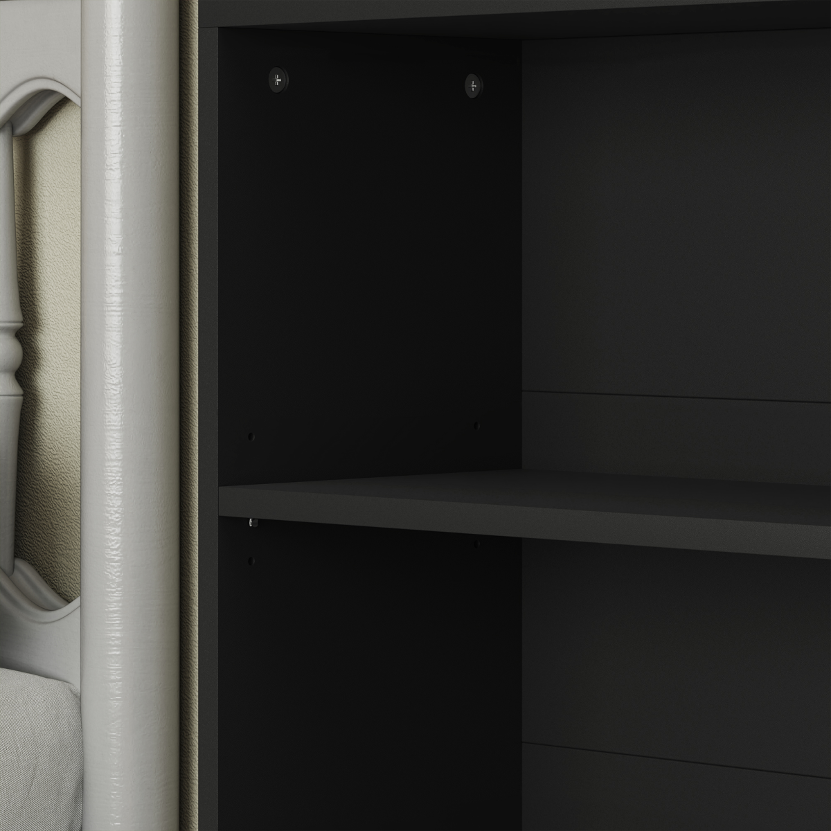 HOMCOM 6 Tier Bookshelf, Freestanding Bookcase with Adjustable Shelves, Black