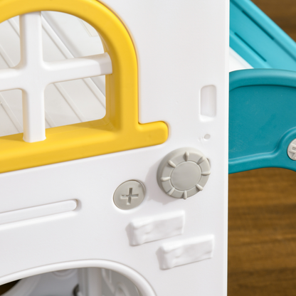 AIYAPLAY 4 in 1 Kids Slide for Indoor Use, for Toddler 1-3 Years Old, Yellow