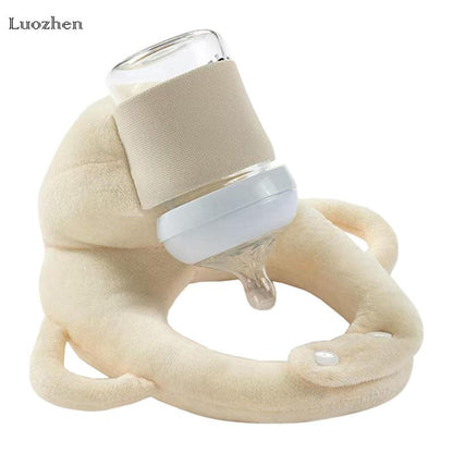 Ultimate Hands-Free Baby Feeding Pillow - Adjustable Nursing Cushion with Convenient Bottle Holder for Effortless Infant Feeding