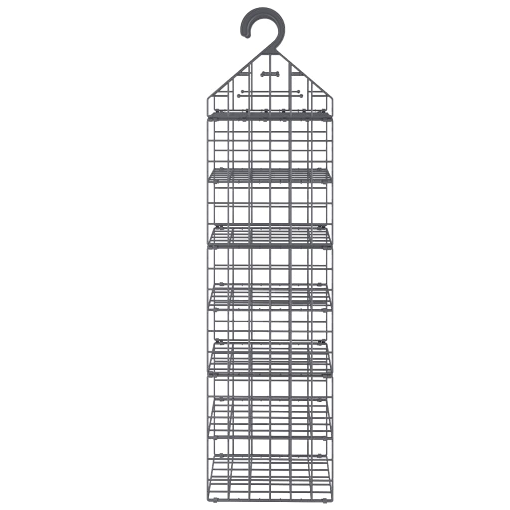 Hanging Closet Organiser with 7 Shelves
