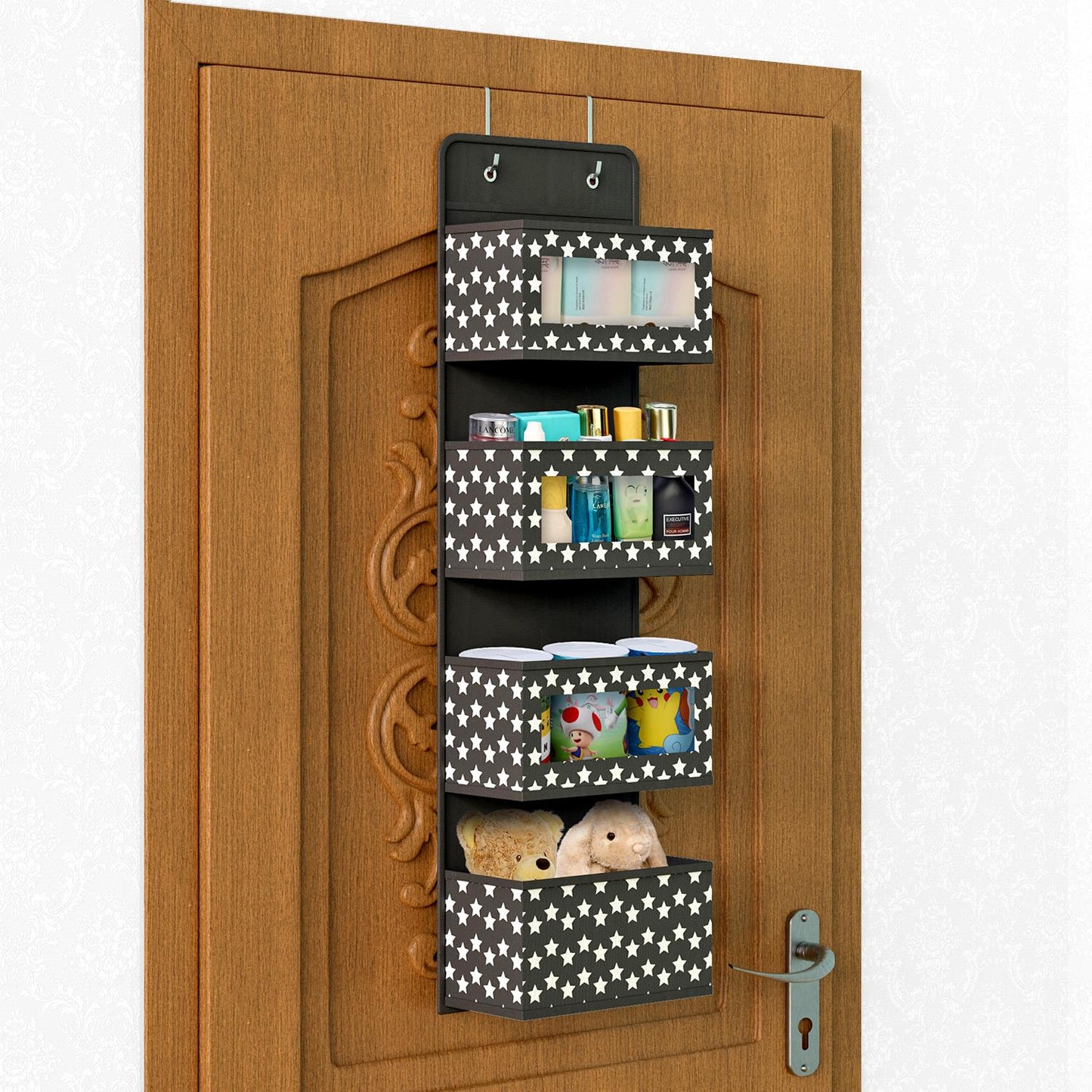 VINSANI 4TIER BLACK HANGING ORGANISER 1010278