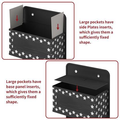 VINSANI 4TIER BLACK HANGING ORGANISER 1010278