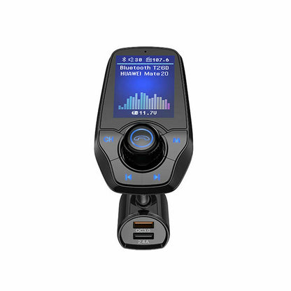 Aquarius WirelessMultifunctional Bluetooth Car FM Transmitter with Dual USB Port