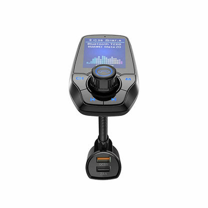Aquarius WirelessMultifunctional Bluetooth Car FM Transmitter with Dual USB Port