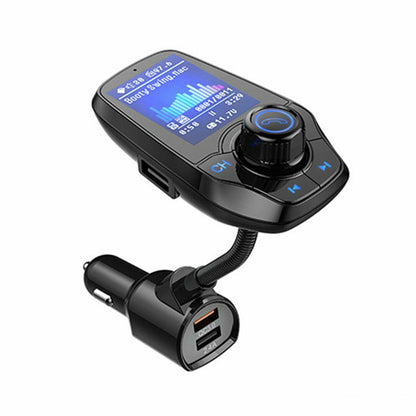 Aquarius WirelessMultifunctional Bluetooth Car FM Transmitter with Dual USB Port