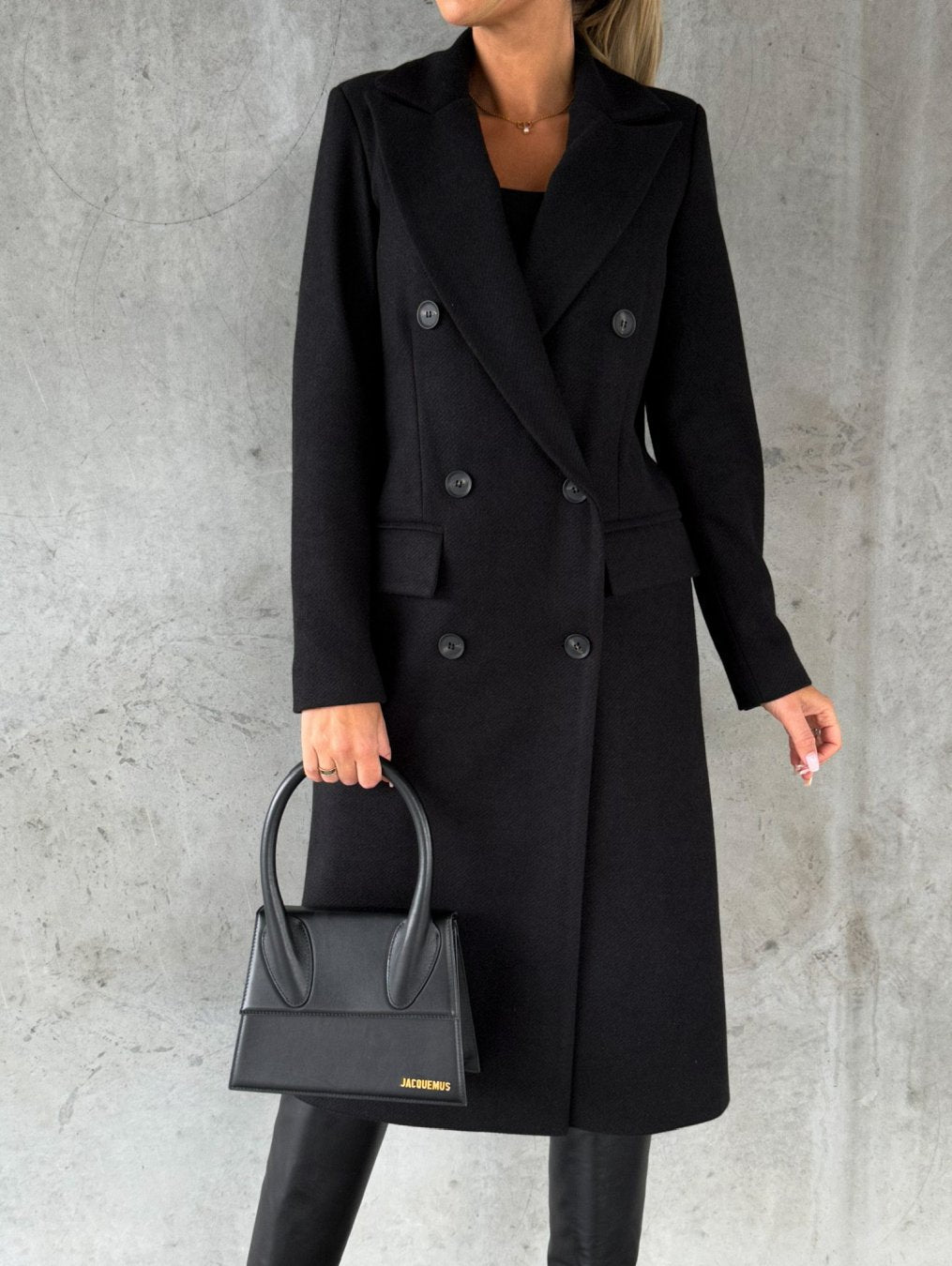 Chic Women's Casual Woolen Coat for Effortless Style