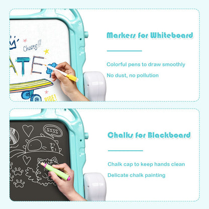 Double-Sided Magnetic Art Easel for Kids - Creative Painting Fun!