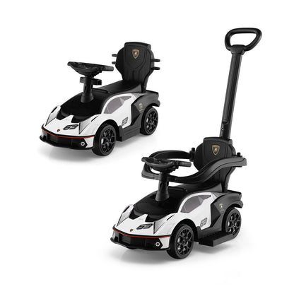 Kids Lamborghini Ride-On Car with Push Handle - Ultimate Fun for Little Racers!