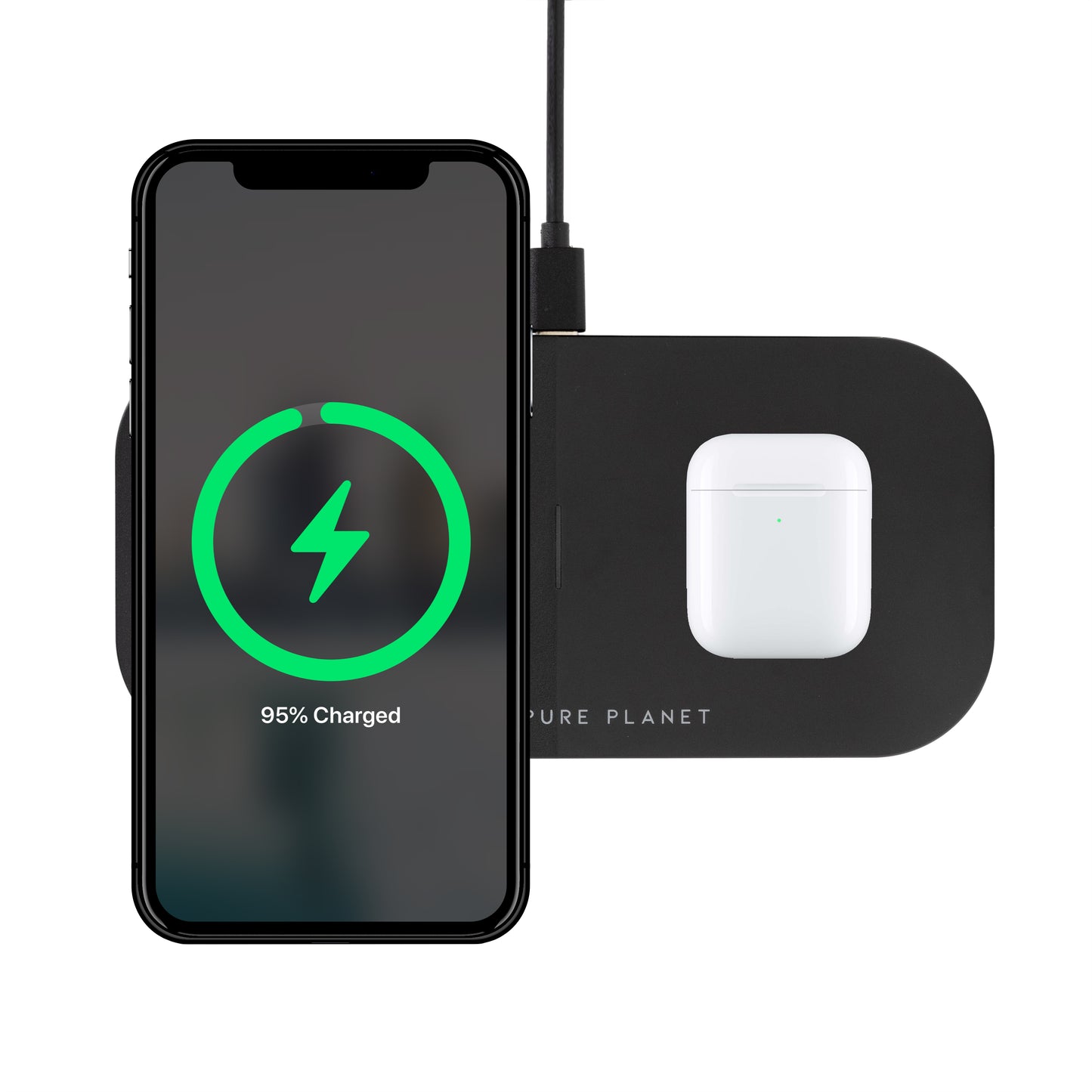 Our Pure Planet (Harry Kane's ECO Brand) - 15W Dual Wireless Charging Pad
