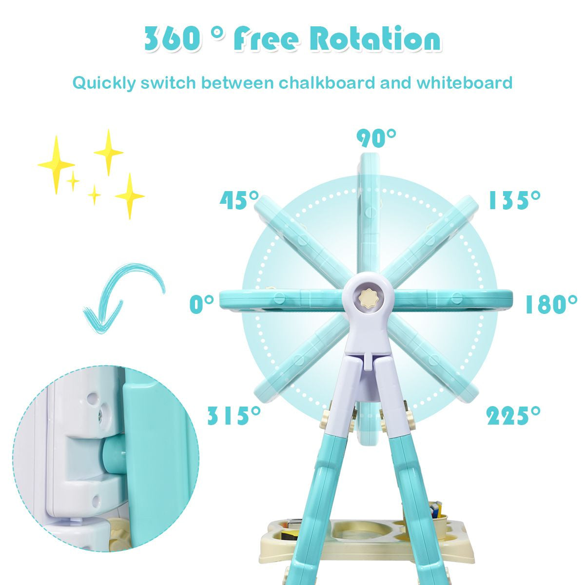 Double-Sided Magnetic Art Easel for Kids - Creative Painting Fun!