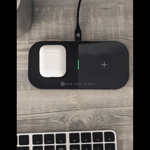 Our Pure Planet (Harry Kane's ECO Brand) - 15W Dual Wireless Charging Pad