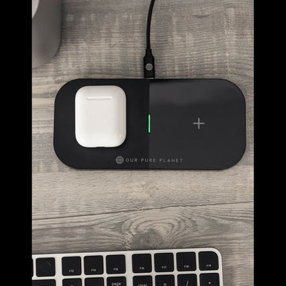 Our Pure Planet (Harry Kane's ECO Brand) - 15W Dual Wireless Charging Pad